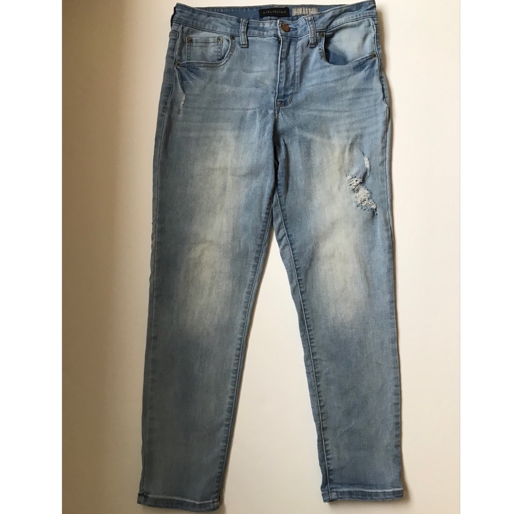 Aeropostale Women’s Distressed High Wasted Jean Jeggings Size 10
